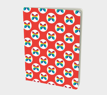 Load image into Gallery viewer, CBC Butterfly Orange Polka Dot Large Notebook