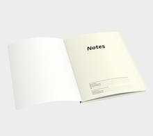 Load image into Gallery viewer, CBC 1980s Logo Stripes Large Notebook