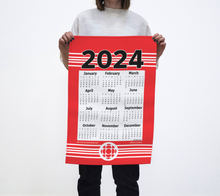 Load image into Gallery viewer, CBC Gem Calendar Tea Towel 2024