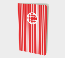 Load image into Gallery viewer, CBC 1990s Logo Stripes Small Notebook