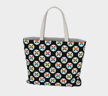 Load image into Gallery viewer, CBC Butterfly Black Large Tote Bag