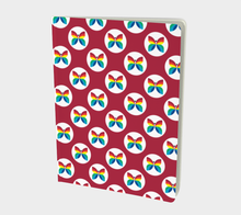 Load image into Gallery viewer, CBC Butterfly Red Polka Dot Large Notebook