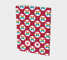 Load image into Gallery viewer, CBC Butterfly Red Polka Dot Large Notebook