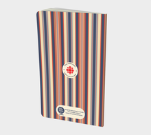 Load image into Gallery viewer, CBC 1940s Logo Stripes Small Notebook