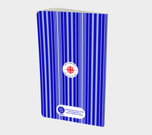 Load image into Gallery viewer, CBC 1980s Logo Stripes Small Notebook