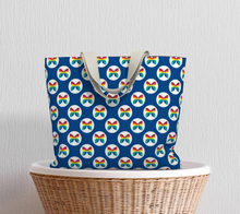 Load image into Gallery viewer, CBC Butterfly Blue Large Tote Bag