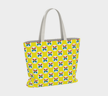 Load image into Gallery viewer, CBC Butterfly Yellow Large Tote Bag