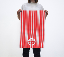 Load image into Gallery viewer, CBC 1990s Stripes Tea Towel