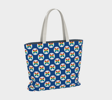 Load image into Gallery viewer, CBC Butterfly Blue Large Tote Bag