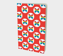 Load image into Gallery viewer, CBC Butterfly Orange Polka Dot Small Notebook