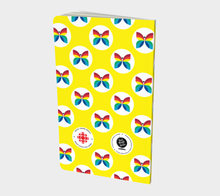 Load image into Gallery viewer, CBC Butterfly Yellow Polka Dot Small Notebook