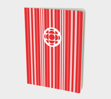 Load image into Gallery viewer, CBC 1990s Logo Stripes Large Notebook