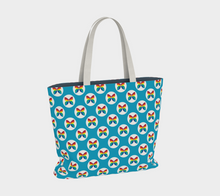 Load image into Gallery viewer, CBC Butterfly Light Blue Large Tote Bag