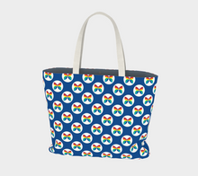 Load image into Gallery viewer, CBC Butterfly Blue Large Tote Bag