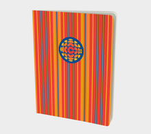 Load image into Gallery viewer, CBC 1970s Logo Stripes Large Notebook