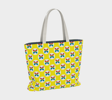 Load image into Gallery viewer, CBC Butterfly Yellow Large Tote Bag