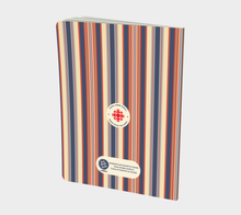 Load image into Gallery viewer, CBC 1940s Logo Stripes Large Notebook