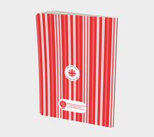 Load image into Gallery viewer, CBC 1990s Logo Stripes Large Notebook