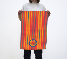 Load image into Gallery viewer, CBC 1970s Logo Stripes Tea Towel