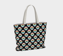 Load image into Gallery viewer, CBC Butterfly Black Large Tote Bag