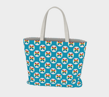 Load image into Gallery viewer, CBC Butterfly Light Blue Large Tote Bag