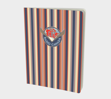Load image into Gallery viewer, CBC 1940s Logo Stripes Large Notebook