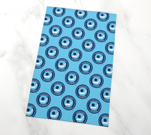 Load image into Gallery viewer, HNIC Retro Logo Step Repeat Tea Towel