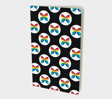 Load image into Gallery viewer, CBC Butterfly Black Polka Dot Small Notebook