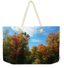 Load image into Gallery viewer, Fall Colours - Weekender Tote Bag