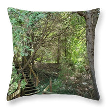 Load image into Gallery viewer, Forest Steps - Throw Pillow