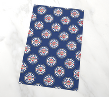 Load image into Gallery viewer, HNIC Current Logo Step Repeat Tea Towel
