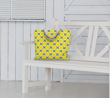 Load image into Gallery viewer, CBC Butterfly Yellow Large Tote Bag
