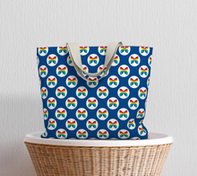 Load image into Gallery viewer, CBC Butterfly Blue Large Tote Bag
