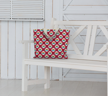 Load image into Gallery viewer, CBC Butterfly Red Large Tote Bag

