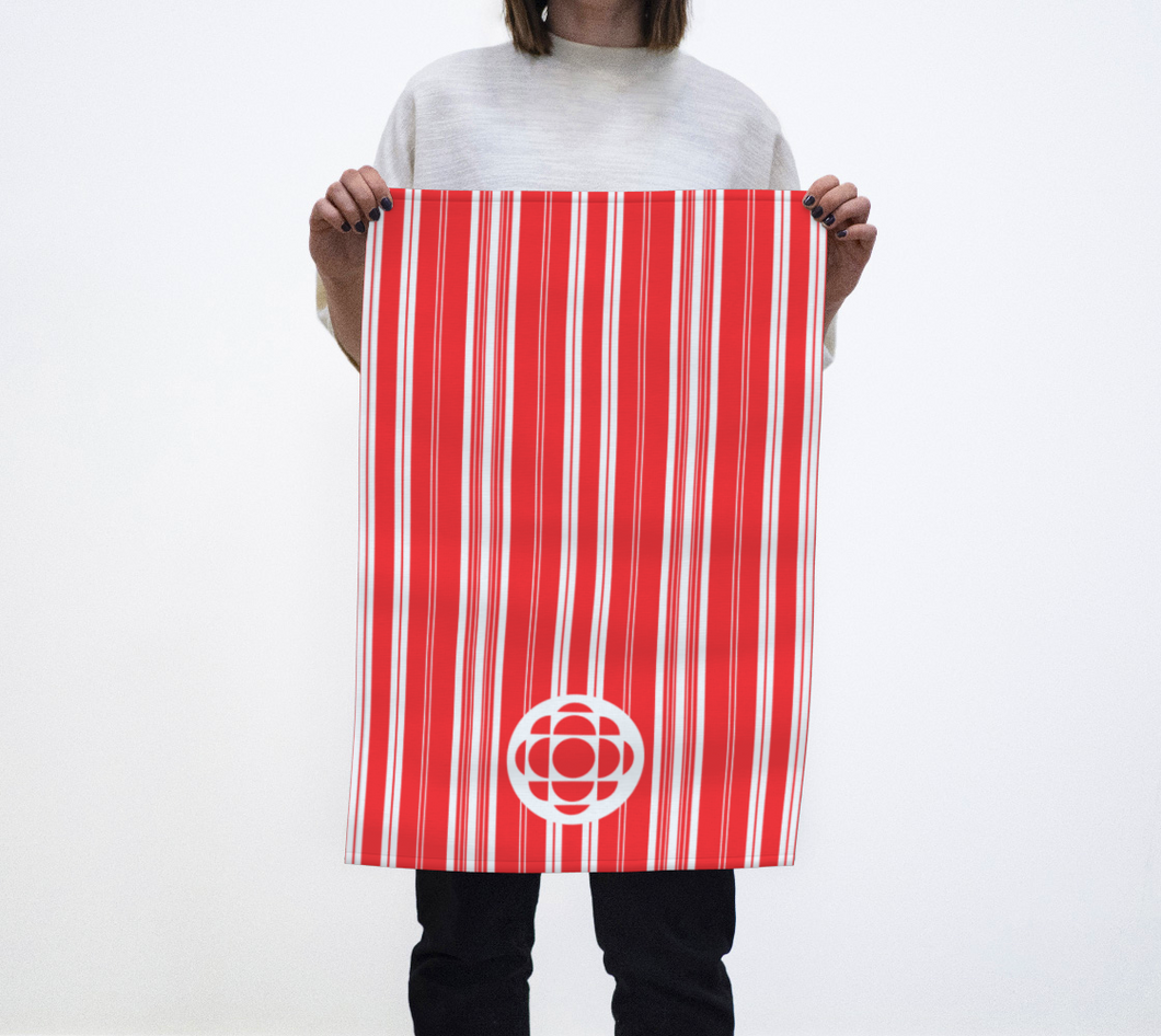 CBC 1990s Stripes Tea Towel