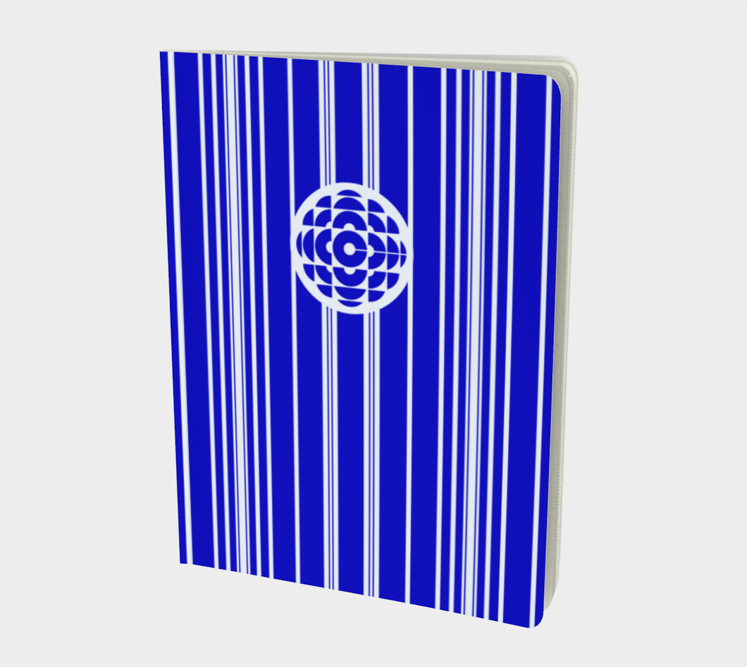 CBC 1980s Logo Stripes Large Notebook