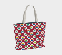 Load image into Gallery viewer, CBC Butterfly Red Large Tote Bag
