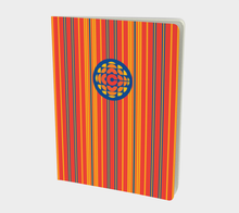 Load image into Gallery viewer, CBC 1970s Logo Stripes Large Notebook
