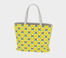Load image into Gallery viewer, CBC Butterfly Yellow Large Tote Bag
